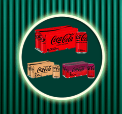 Buy 3 Coke Zero 8 packs for £8.99