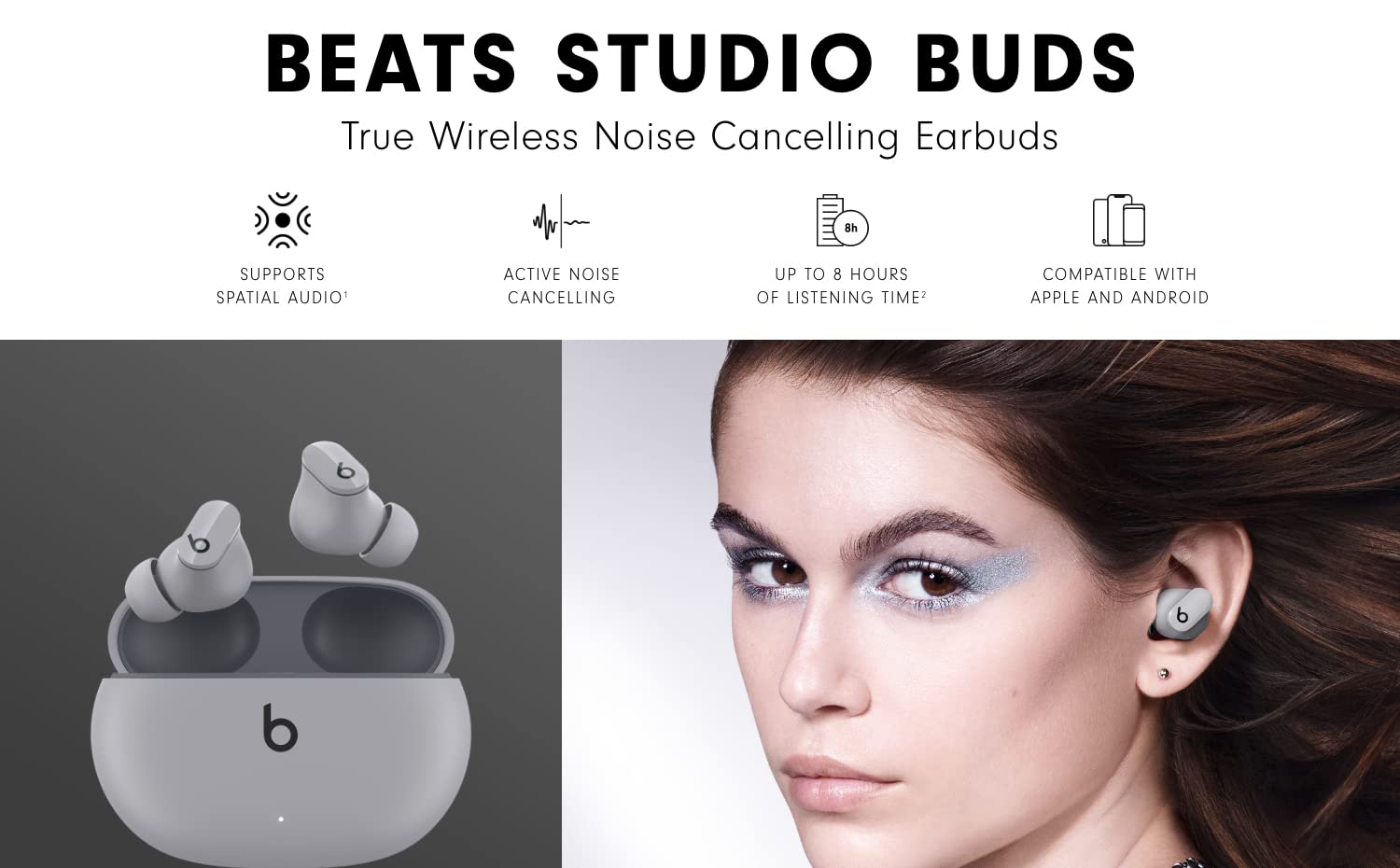 Beats Studio Buds Fully Wireless Bluetooth InEar Headphones with