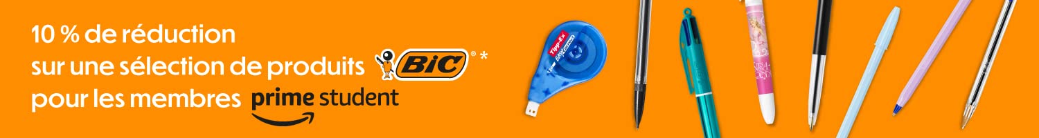 Promotions Prime Étudiants BIC