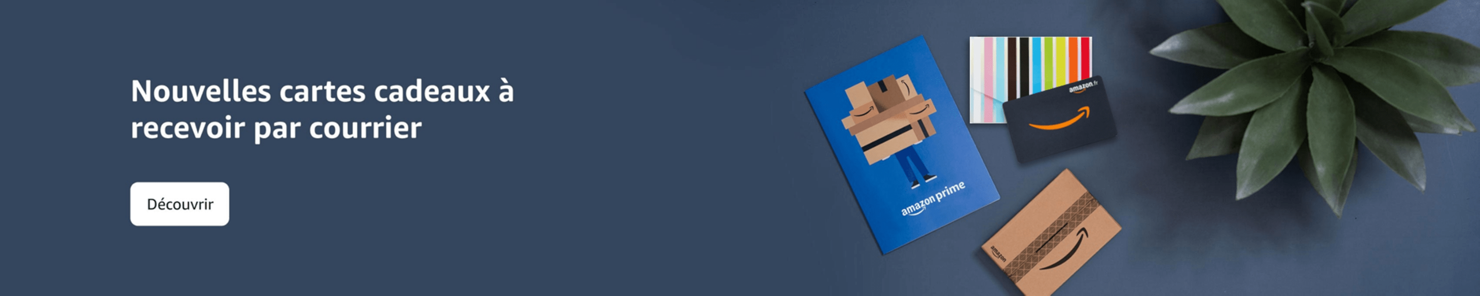 Boutique cartes cadeaux Amazon.fr
