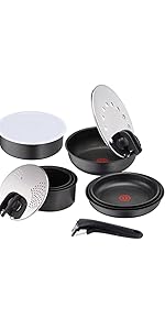 Tefal INGENIO PREFERENCE Lot de 2 Poêles Antiadhésif + Poignée Amovible Induction, Fabriqué en France, Inox | Meilleures 9d5c815a Ba18 40db B2e0 0c250562531c.jpg. CB485970658 SR150,300