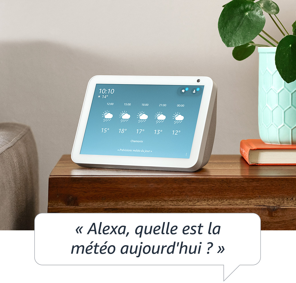 Alexa est ravie de <br>vous aider </br>