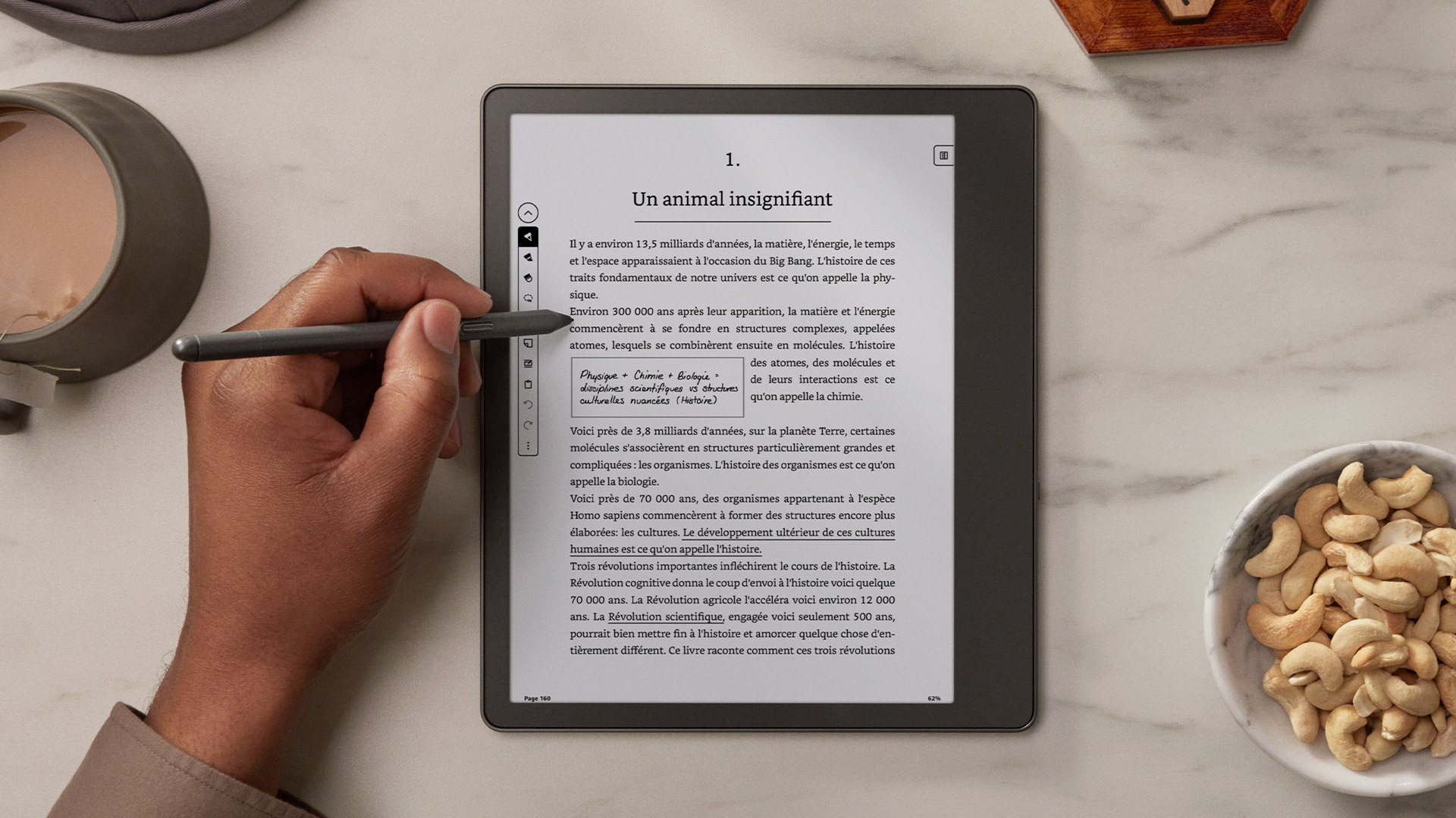 Afficher Page De Garde Ecran Accueil Kindle Paperwhite Kindle Scribe (2022) - 32 Go | Le premier Kindle et carnet de notes