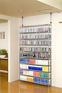 ドウシシャ ルミナス フィール 突っ張りラック 本棚 壁面収納棚 幅60 7段 Amazon｜ドウシシャ ルミナス フィール 突っ張りラック 本棚