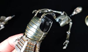 Amazon.co.jp: タケヤ式自在置物 骸骨武者 鉄錆地調 約150mm