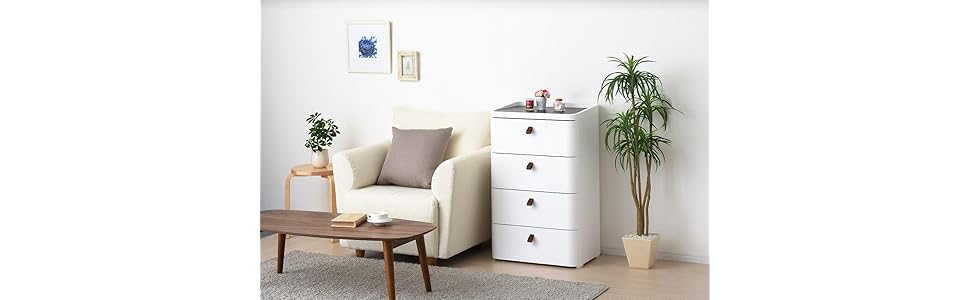 新作商品 サンカ ロイヤルドロアー 3段RD-543WH DBR 1個 tdh