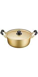 Amazon｜パール金属 大鍋 両手鍋 26cm 鍋蓋付 ガス火専用 アルミ
