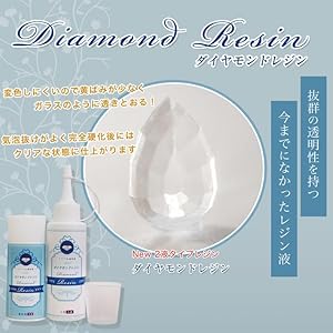 ダイヤ　レジン　各2本 Amazon | 日本紐釦貿易(Nippon Chuko)NBK の透明感 ダイヤモンドレジン