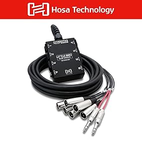 Amazon.co.jp: Hosa SH-6X2-20 6m 一体型ライブ用マルチケーブル