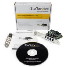 【未使用】StarTech.com USB 3.0 4ポート増設PCIeカード USB 3.0 (5Gbps) 4ポート増設PCI Expressカード