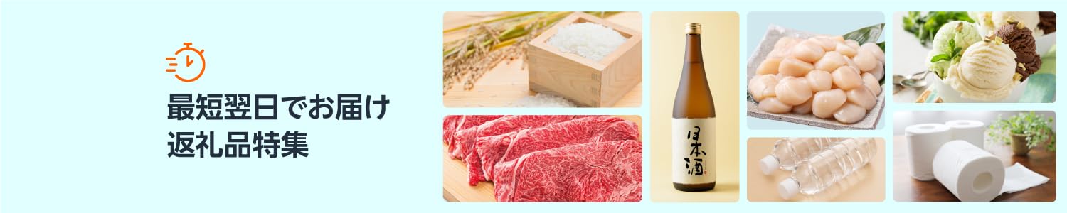 Amazonふるさと納税最短翌日お届け返礼品 (12/31まで！)