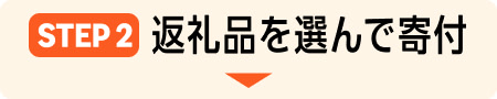 STEP2返礼品を選んで寄付