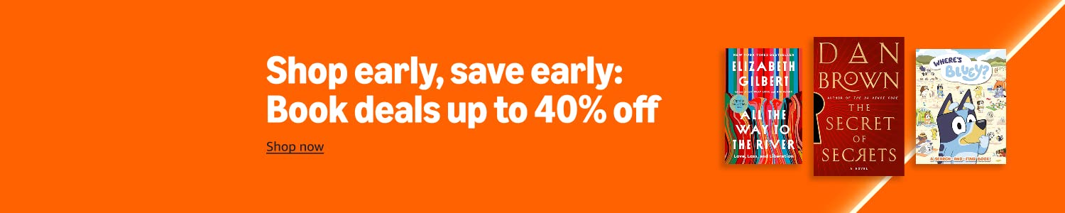 Shop early, save early: Book deals up to 40% off