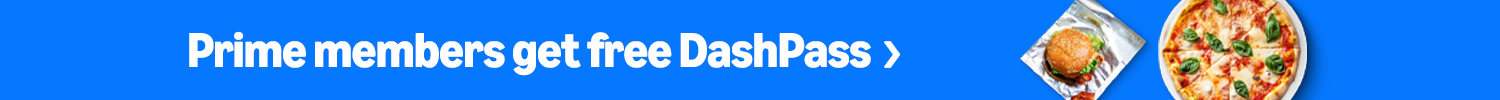 Prime members get free Dashpass