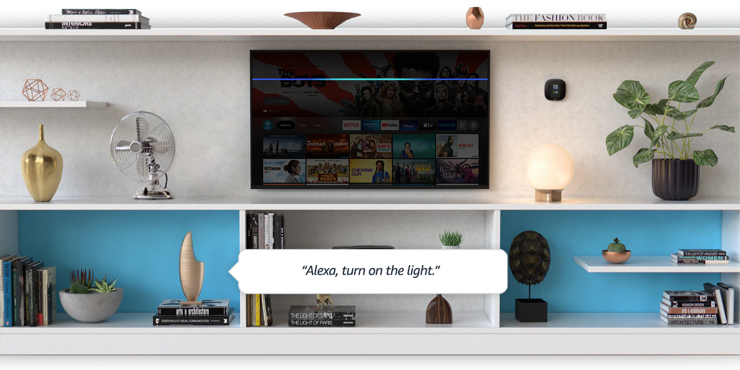 Alexa, allume la lumière.