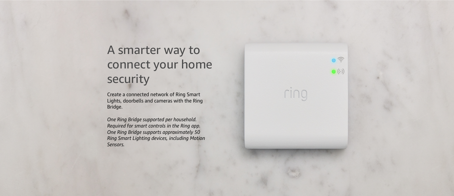 Ring Smart Lighting Floodlight, Wired, Outdoor MotionSensor Security