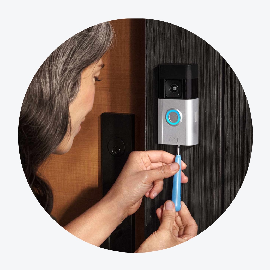 Advanced home monitoring with Ring Battery Doorbell Pro.