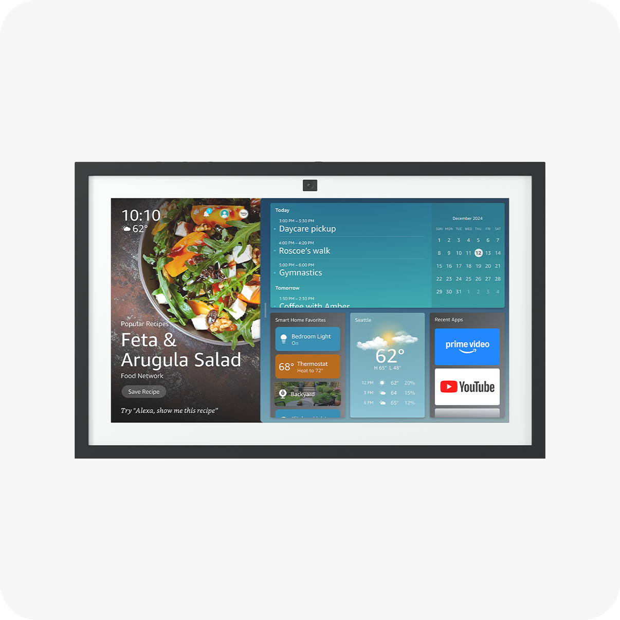 All-new Echo Show 15 | Built-in Fire TV and Alexa