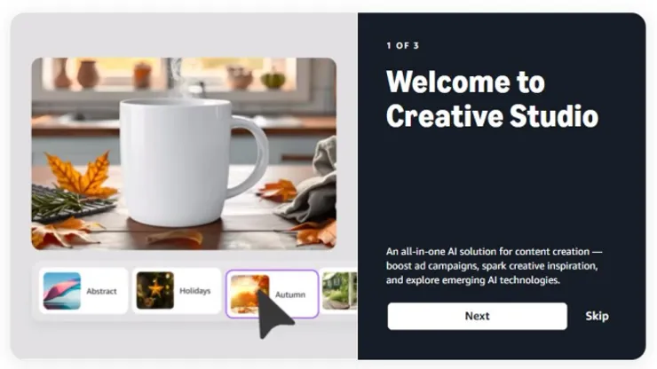 版本二 Creative Studio（引導式 AI）示意圖