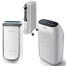Estufas, ventiladores, purificadores de 