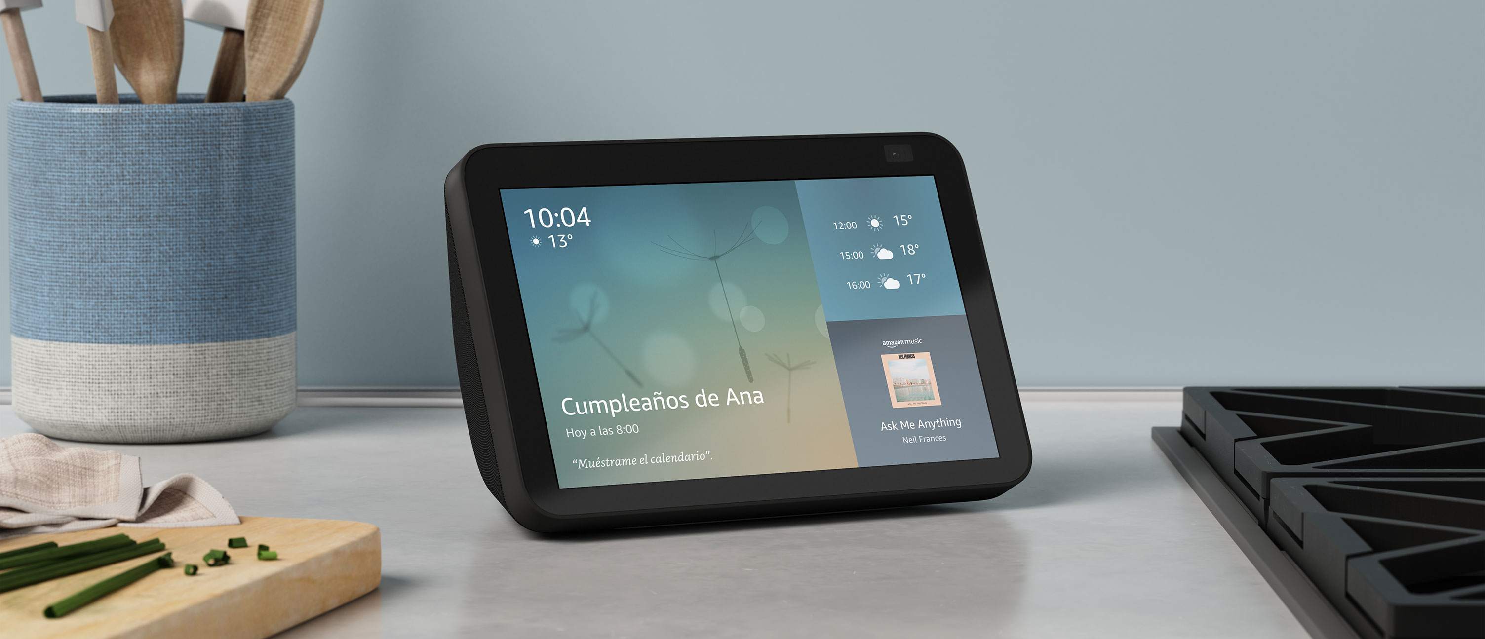 Echo Show 8 (2.ª generación, modelo de 2021) Pantalla HD inteligente