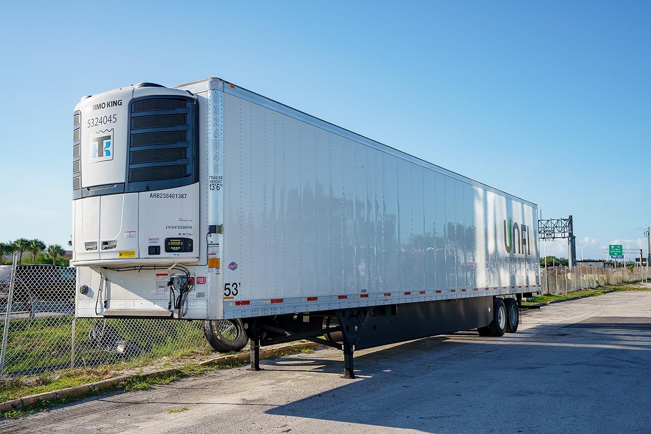 Reefer containers are used for goods that need to be temperature controlled during shipping.