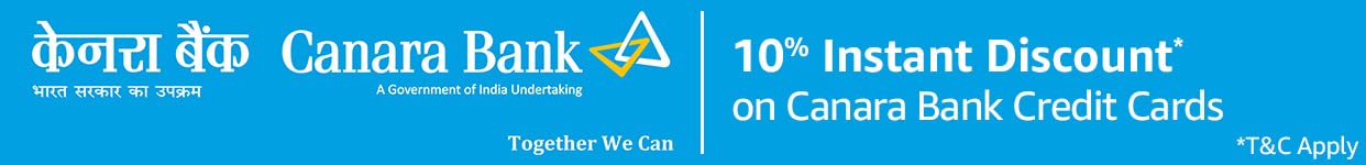discount on canara bank cards