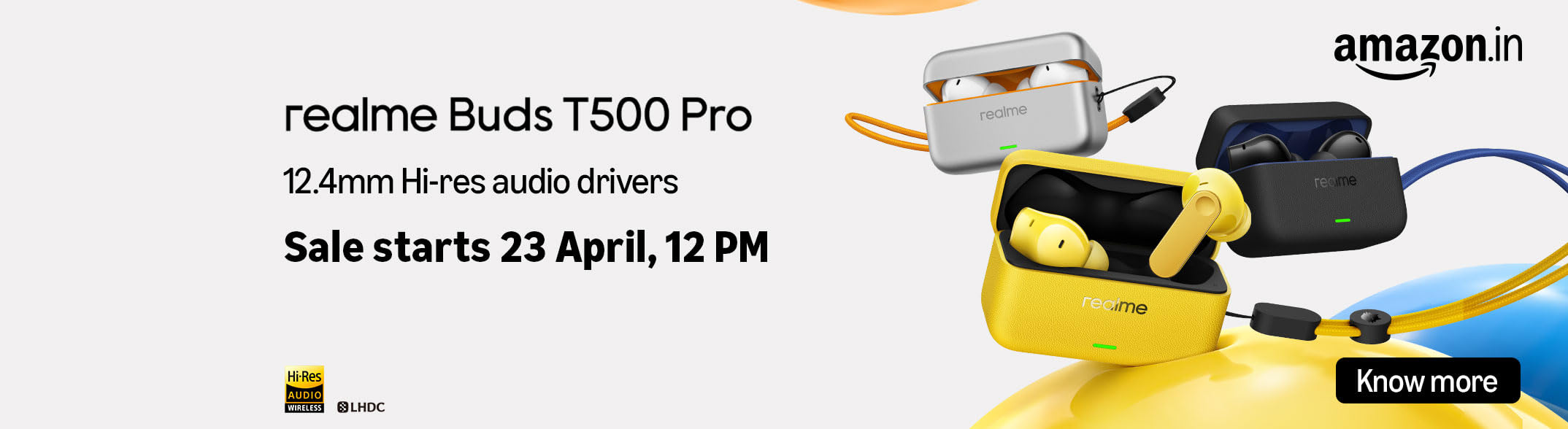 realme T500 Pro | At ₹2599 | Sale starts 23rd April 12 PM