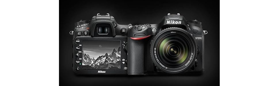 Buy Nikon D7200 24.2 MP Digital SLR Camera (Black) with AF-S 18