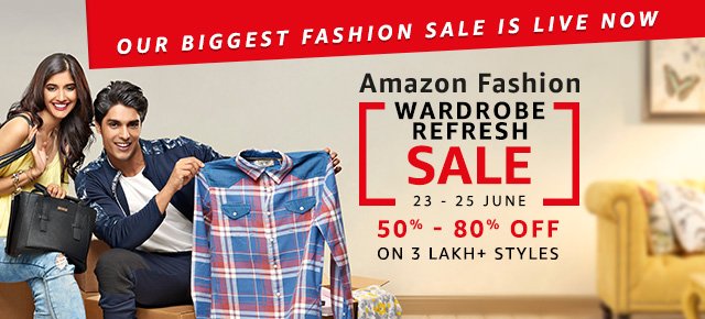 Wardrobe refresh sale -live now