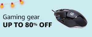 Up to 80% off Gaming gear