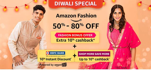 50-80 off + Up to 20pc cashback