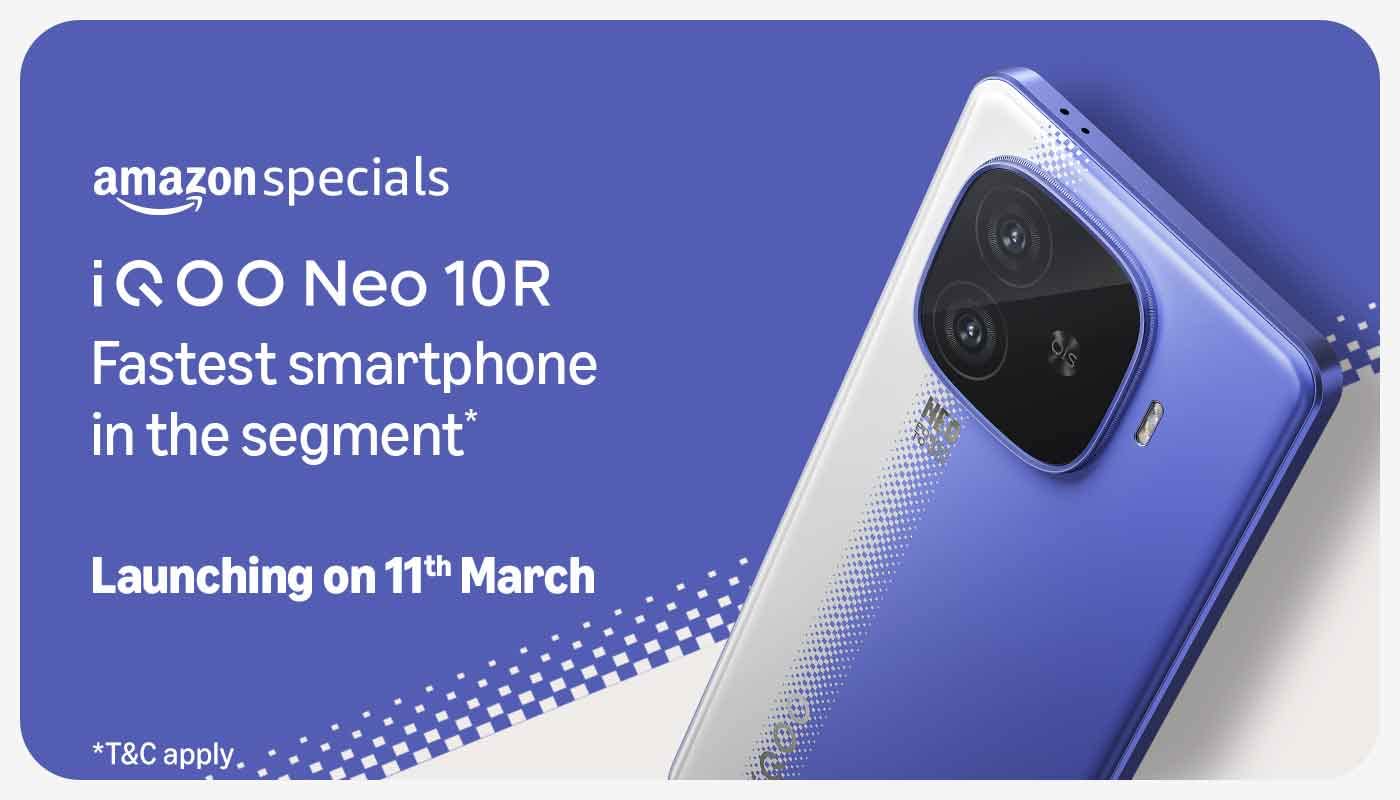 iQOO Neo 10R Confirmed to launch in India