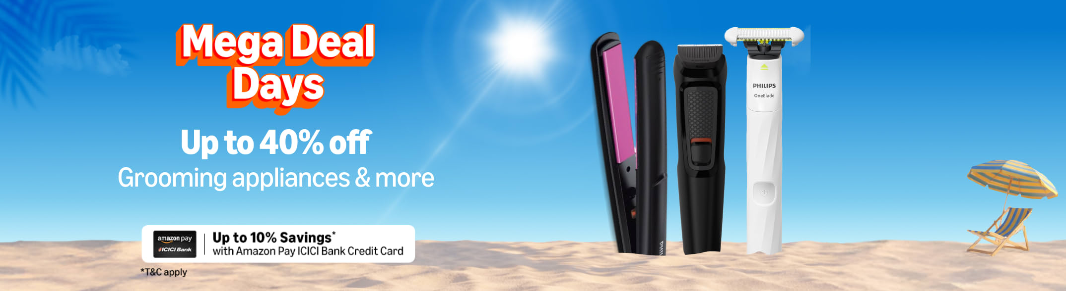 Mega Deal Days | Up to 30% off | Deals on grooming & hair styling applainces