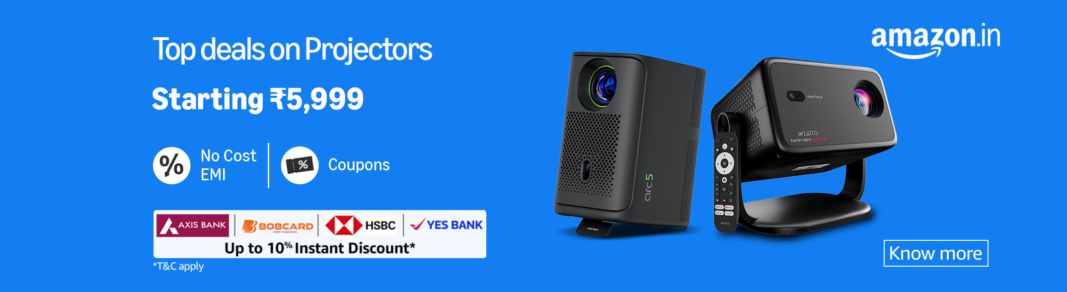 Mega Deal Days | Deals on Projectors | Starting ₹5,999
