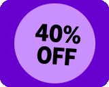 40% off