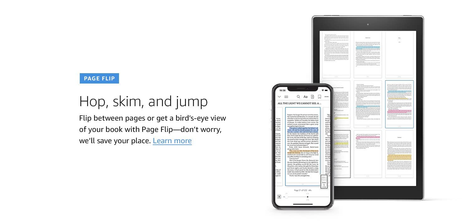 Page flip, Hop, skim, and jump