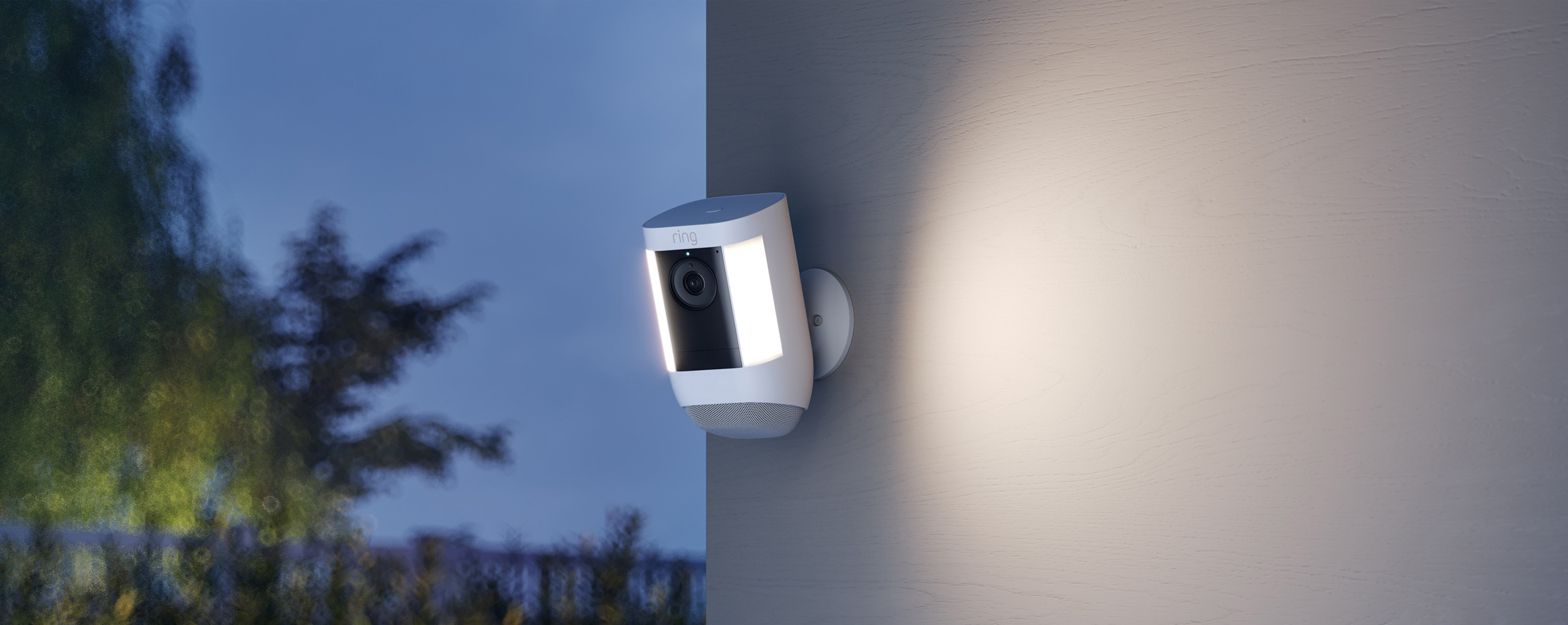 Introducing Ring Spotlight Cam Pro Solar by Amazon 1080p HD Video with HDR, 3D Motion