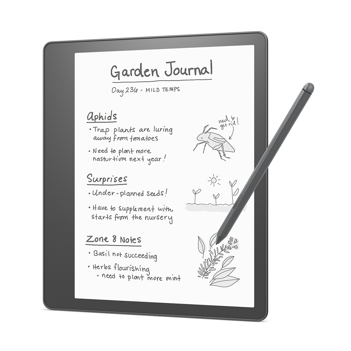 Kindle Scribe (16 GB), the first Kindle for reading and writing, with a