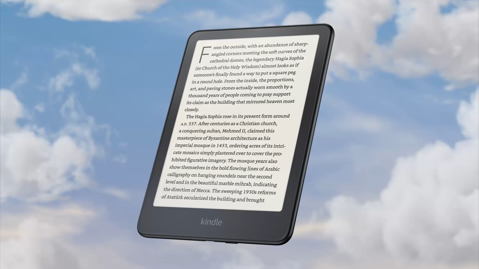 Amazon Kindle Paperwhite Signature Edition (32 GB) – Our