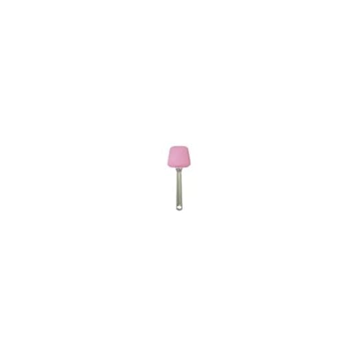 silikomart 70.053.17.0001 Manche en Plastique Transparente et Spatule en Silicone, Rose, 14,5 x 5,5 x 23,5 cm