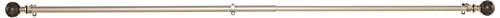 Home Décor Int'L JC-21095OK Wood Tone Painted Resin Ball Drapery Rod Set, 36-72", Gray Oak thumb #2