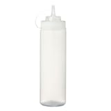 Mit den praktischen Dosierflaschen aus Polyethylene können Sie Ihre Gerichte von nun an dekorieren