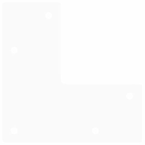 Vidaxl Gambe A Forcina Per Tavoli Consolle 4 Pz Bianco 72 Cm Acciaio Massiccio - 7