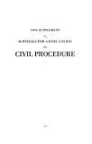 Civil Procedure