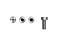 Amana 67155 TORX SCREW M5X6.3 61480/2/3/4