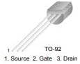 YMS PARTS NCH POWER MOSFET 2N7000 (комплект из 20 элементов), фото 5