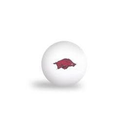 Balles de ping-pong Arkansas Razorbacks pour vos soirées de jeu en famille