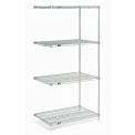 Nexel Wire Shelving Add-On, Poly-Z-Brite, 36