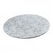 Fenteer Round Fitted Tablecloth with Flannel Backing, Waterproof Wipeable Table Cover Elastic Edge - Image 4